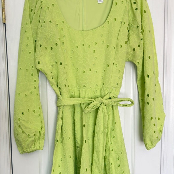 London Times Lime Green Dress - Picture 1 of 3